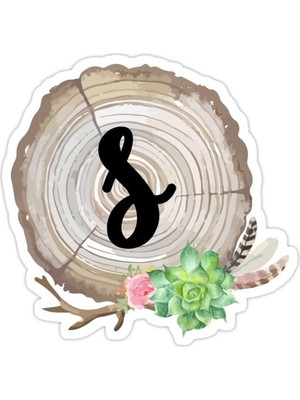 Universal S Sticker Araba Oto Arma Duvar Sticker Ev Dekoratif Çıkartma 15 Cm