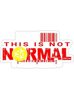 Universal Yeni Normal? sticker Araba Oto Arma Duvar Sticker Ev Dekoratif Çıkartma 15 Cm