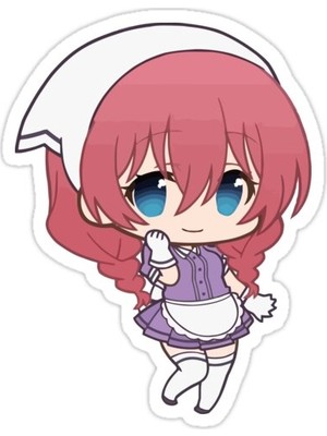 Universal Miu Chibi Sticker Araba Oto Arma Duvar Sticker Ev Dekoratif Çıkartma 15 Cm