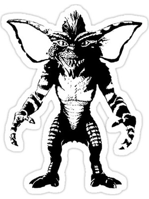 Universal Gremlins Sticker Araba Oto Arma Duvar Sticker Ev Dekoratif Çıkartma 15 Cm