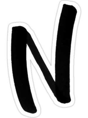 Universal N Sticker Araba Oto Arma Duvar Sticker Ev Dekoratif Çıkartma 15 Cm