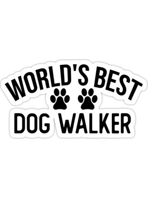 Universal Dünyanın En Iyi Köpek Yürüteç Köpekleri Yürüyüş Sticker Araba Oto Arma Duvar Sticker
