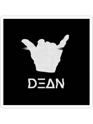 Universal Dean Logo Sticker Araba Oto Arma Duvar Sticker Ev Dekoratif Çıkartma 15 Cm