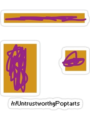 Universal / R / Güvenilmezpoptarts Sticker Araba Oto Arma Duvar Sticker Ev Dekoratif Çıkartma 15 Cm