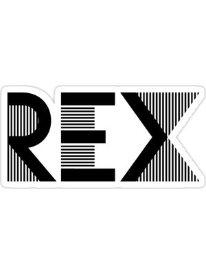 Universal Rex Sticker Araba Oto Arma Duvar Sticker Ev Dekoratif Çıkartma 15 Cm