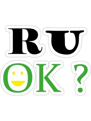 Universal Iyi Misin ? sticker Araba Oto Arma Duvar Sticker Ev Dekoratif Çıkartma 15 Cm
