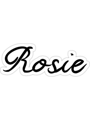 Universal Siyah Rosie Sticker Araba Oto Arma Duvar Sticker Ev Dekoratif Çıkartma 15 Cm