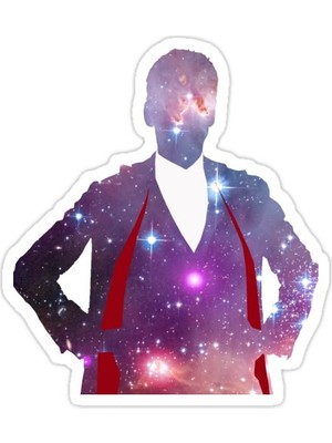 Universal 12. Doktor Sticker Araba Oto Arma Duvar Sticker Ev Dekoratif Çıkartma 15 Cm
