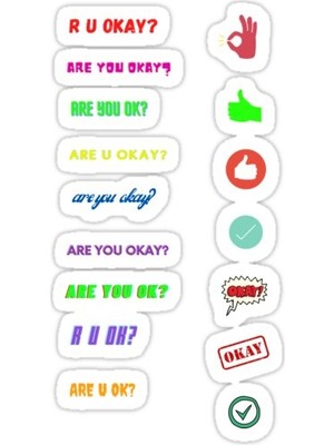 Universal Ru Ok Sticker Araba Oto Arma Duvar Sticker Ev Dekoratif Çıkartma 15 Cm