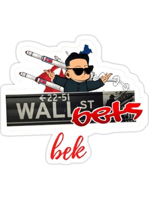 Universal R Wallstreetbets  R Wallstreetbets  Sticker Araba Oto Arma Duvar Sticker