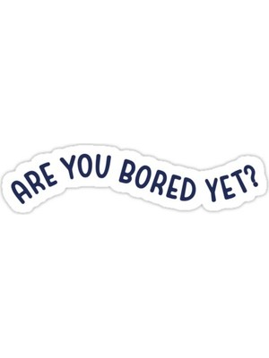 Universal Ru Sıkıldım Sticker Araba Oto Arma Duvar Sticker Ev Dekoratif Çıkartma 15 Cm