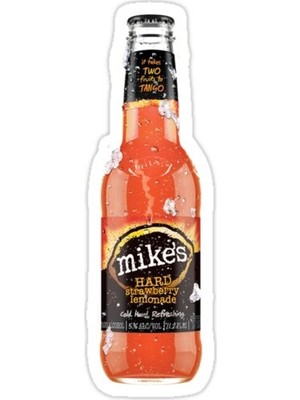 Universal Mike'ın Sert Çilekli Limonata Sticker Araba Oto Arma Duvar Sticker Ev Dekoratif Çıkartma 15 Cm