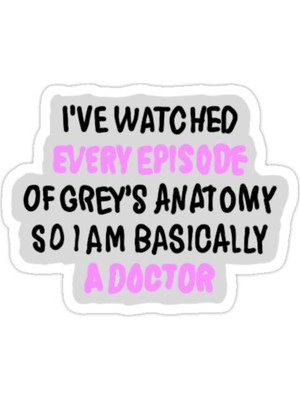 Universal Grey's Alıntı Sticker Araba Oto Arma Duvar Sticker Ev Dekoratif Çıkartma 15 Cm