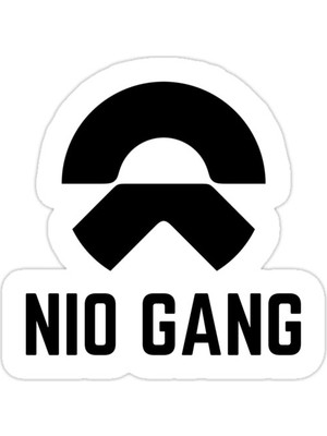 Universal Nıo Çete Sticker Araba Oto Arma Duvar Sticker Ev Dekoratif Çıkartma 15 Cm