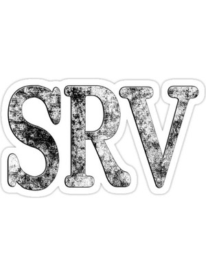 Universal Srv Sticker Araba Oto Arma Duvar Sticker Ev Dekoratif Çıkartma 15 Cm