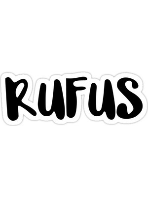 Universal Rufus Sticker Araba Oto Arma Duvar Sticker Ev Dekoratif Çıkartma 15 Cm