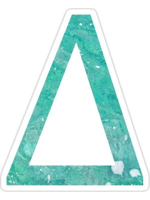 Universal Delta Sticker Araba Oto Arma Duvar Sticker Ev Dekoratif Çıkartma 15 Cm
