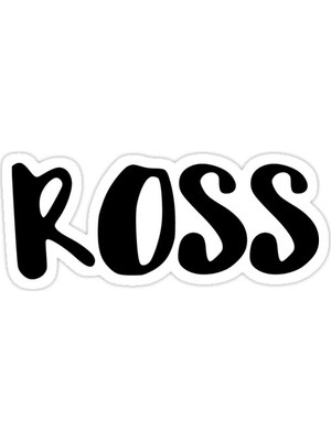 Universal Ross Sticker Araba Oto Arma Duvar Sticker Ev Dekoratif Çıkartma 15 Cm