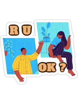 Universal Ru Ok Sticker Araba Oto Arma Duvar Sticker Ev Dekoratif Çıkartma 15 Cm