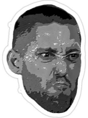Universal Deuceface Sticker Araba Oto Arma Duvar Sticker Ev Dekoratif Çıkartma 15 Cm