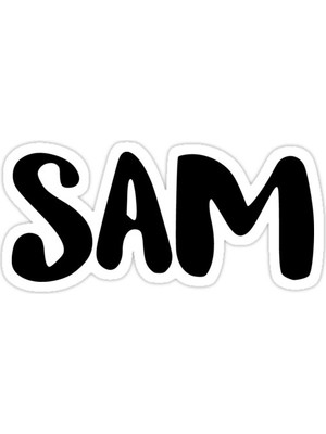 Universal Sam Sticker Araba Oto Arma Duvar Sticker Ev Dekoratif Çıkartma 15 Cm
