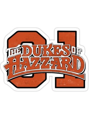 Universal Hazzard Dükleri / 01 / Dodge Charger / General Lee Sticker Araba Oto Arma Duvar Sticker