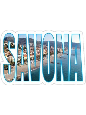 Universal Savona Sticker Araba Oto Arma Duvar Sticker Ev Dekoratif Çıkartma 15 Cm