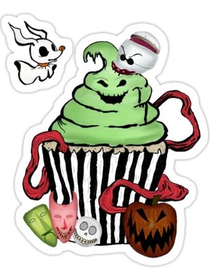 Universal Kabus Cupcake Sticker Araba Oto Arma Duvar Sticker Ev Dekoratif Çıkartma 15 Cm