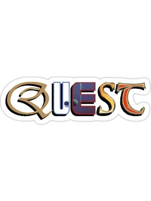 Universal Quest Sticker Araba Oto Arma Duvar Sticker Ev Dekoratif Çıkartma 15 Cm