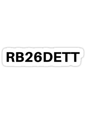 Universal Rb26dett Sticker Araba Oto Arma Duvar Sticker Ev Dekoratif Çıkartma 15 Cm