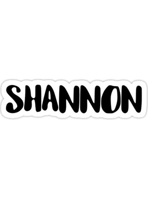 Universal Shannon Sticker Araba Oto Arma Duvar Sticker Ev Dekoratif Çıkartma 15 Cm