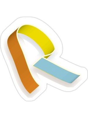 Universal R Sticker Araba Oto Arma Duvar Sticker Ev Dekoratif Çıkartma 15 Cm