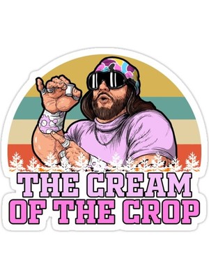 Universal Macho Man Kurtarma Kremi Tam Renkli Temel Sticker Araba Oto Arma Duvar Sticker