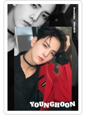 Universal Boyz Younghoon Sticker Araba Oto Arma Duvar Sticker Ev Dekoratif Çıkartma 15 Cm