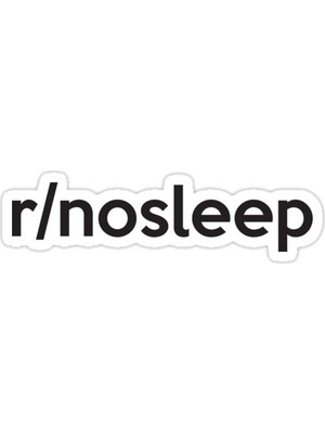 Universal R / Nosleep Sticker Araba Oto Arma Duvar Sticker Ev Dekoratif Çıkartma 15 Cm