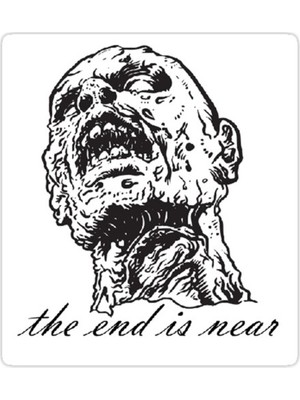 Universal Zombi Sanat Sticker Araba Oto Arma Duvar Sticker Ev Dekoratif Çıkartma 15 Cm