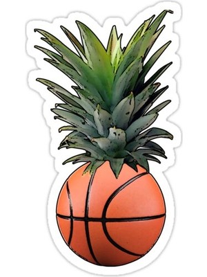 Universal Basketapple Sticker Araba Oto Arma Duvar Sticker Ev Dekoratif Çıkartma 15 Cm
