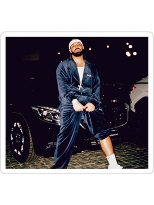 Universal Drizzy Drake Sticker Araba Oto Arma Duvar Sticker Ev Dekoratif Çıkartma 15 Cm
