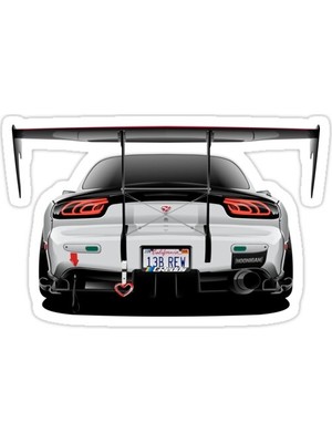 Universal Rotory Efsanesi Sticker Araba Oto Arma Duvar Sticker Ev Dekoratif Çıkartma 15 Cm