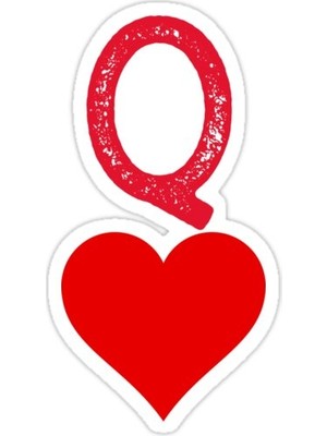 Universal Kalplerin Kraliçesi Sticker Araba Oto Arma Duvar Sticker Ev Dekoratif Çıkartma 15 Cm