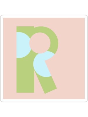 Universal R Sticker Araba Oto Arma Duvar Sticker Ev Dekoratif Çıkartma 15 Cm