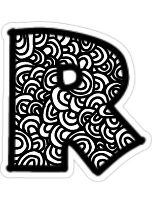 Universal R Sticker Araba Oto Arma Duvar Sticker Ev Dekoratif Çıkartma 15 Cm