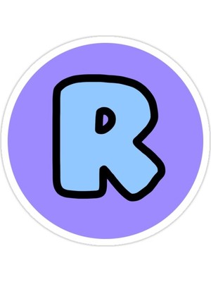 Universal R Sticker Araba Oto Arma Duvar Sticker Ev Dekoratif Çıkartma 15 Cm