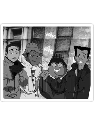 Universal Juicecrew Sticker Araba Oto Arma Duvar Sticker Ev Dekoratif Çıkartma 15 Cm