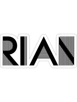 Universal Rian Sticker Araba Oto Arma Duvar Sticker Ev Dekoratif Çıkartma 15 Cm