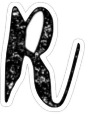 Universal R Sticker Araba Oto Arma Duvar Sticker Ev Dekoratif Çıkartma 15 Cm