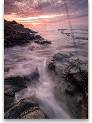 Glass Art Concept Deniz Manzara Cam Tablo