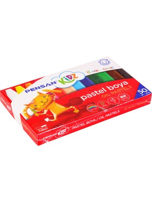 Pensan Pastel Boya 12 Renkli Karton Kutu 98060 Çocuklar İçin Eğlenceli Sanat Malzemesi