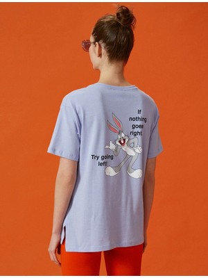Koton Kadın Bugs Bunny Tişört Lisanslı Pamuklu