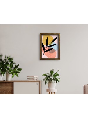 Bk Gift Doğal Masif Ahşap Çerçeveli Tablo 45X65CM-44